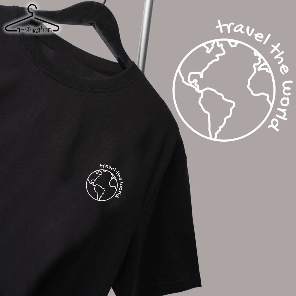 Travel The World Adult Unisex 100% Cotton T-Shirts