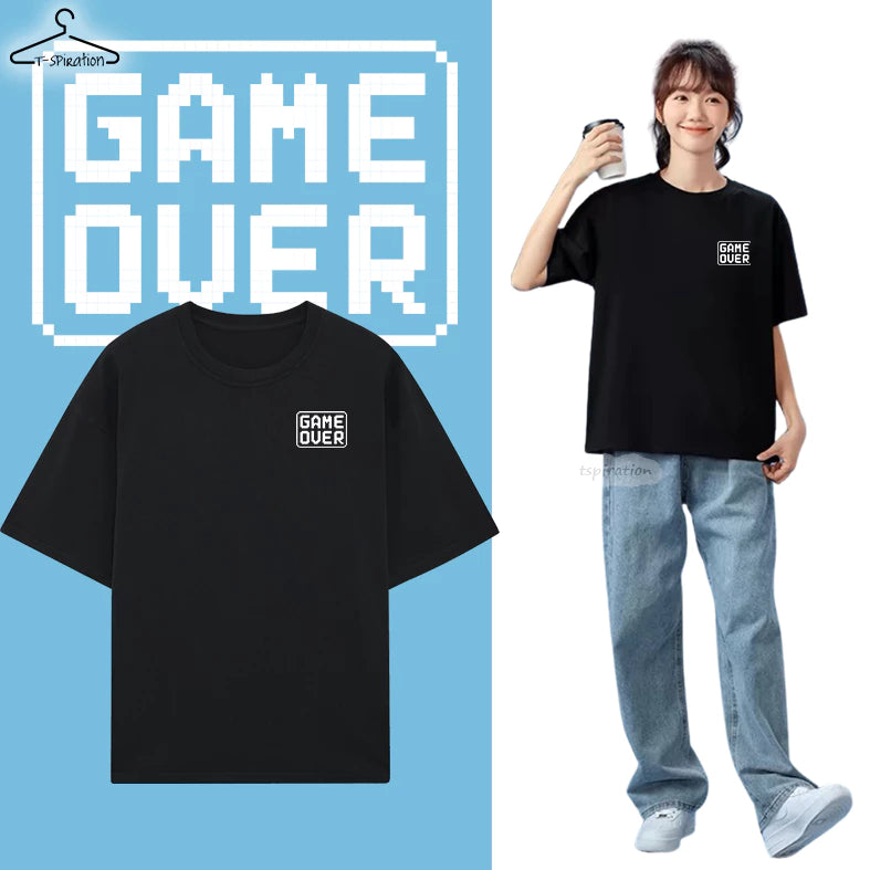 Game Over Trendy Streetwear Vibe Typography