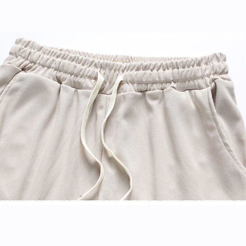 Men Short Sleeve Set Handsome T-shirt+Shorts Set